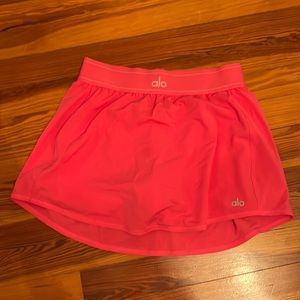 Alo match point tennis skirt color pink